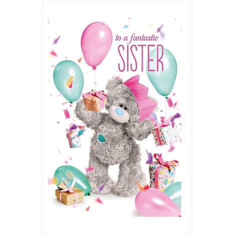 3D Holographic Fantastic Sister Me to You Bear Birthday Card £4.25